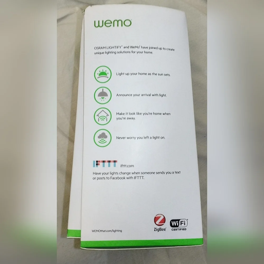 Belkin WeMo + Osram Lightify Gardenspot Mini RGB Starter Set